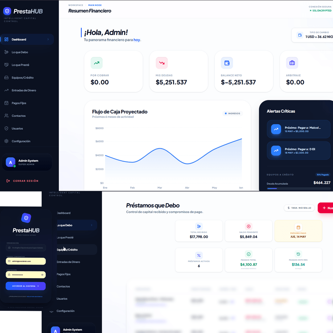 Ver WebApp Online  - Sistema de Control de Flujo de Dinero Online